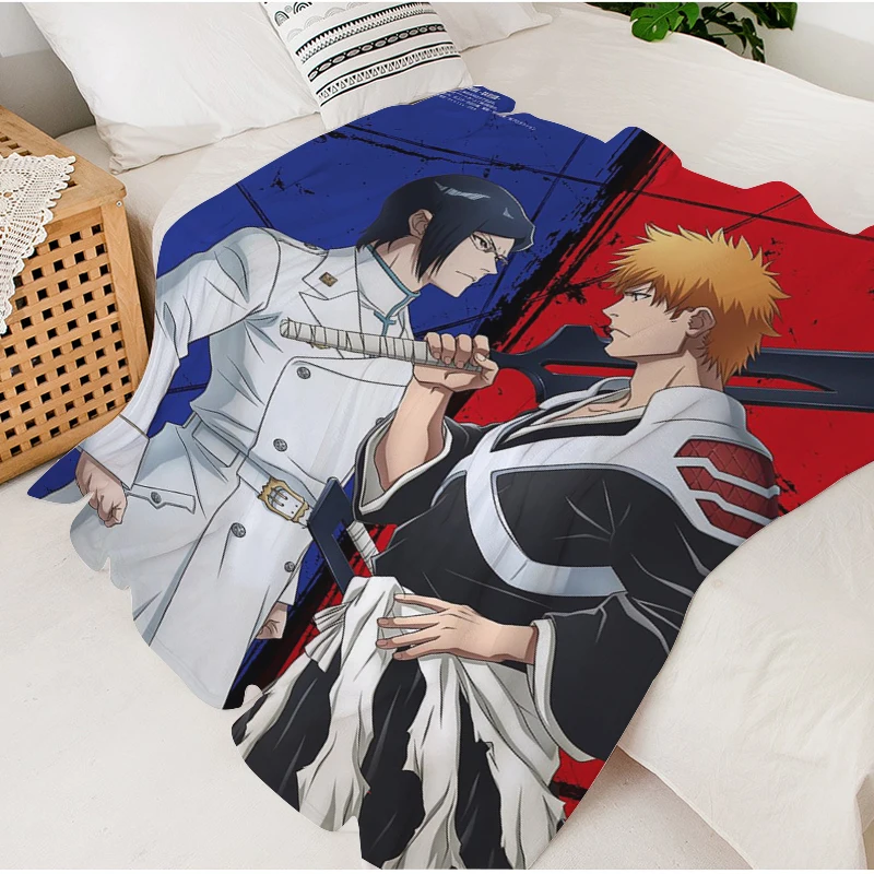 

Custom Blanket Sofa Winter Warm D-Bleach Microfiber Bedding Anime Fluffy Soft Blankets King Size Knee Bed Fleece Nap Throws