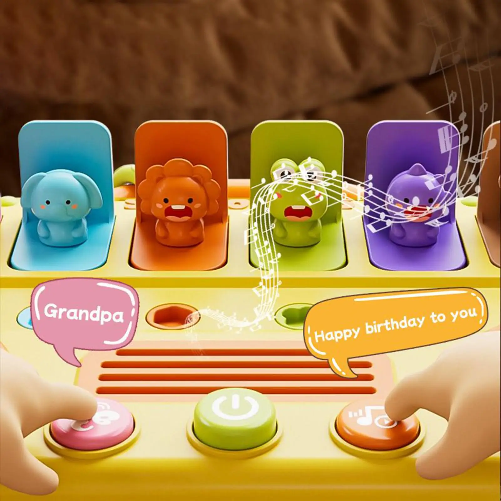 مجموعة أدوات الموسيقى للأطفال لعبة طبل البيانو على شكل حافلة لعبة تعليمية تعليمية للأطفال في مرحلة ما قبل المدرسة والسفر هدية عيد الميلاد والعام الجديد