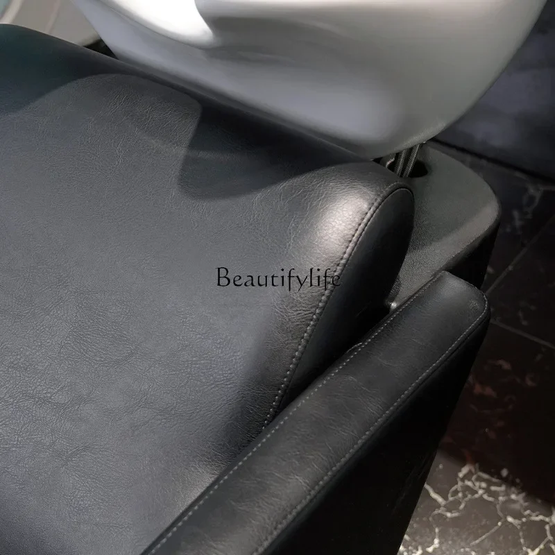 Half-lying barber shop special shampoo bed, high-end hair salon flush bed, European simple hairdressing