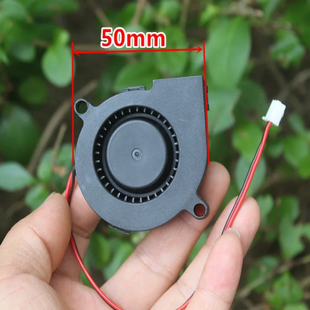 Mini 5015 Brushless Fan 1.2W DC 24V 36V 0.05A Centrifugal Turbine Breeze Brushless Fan Cooling Fan