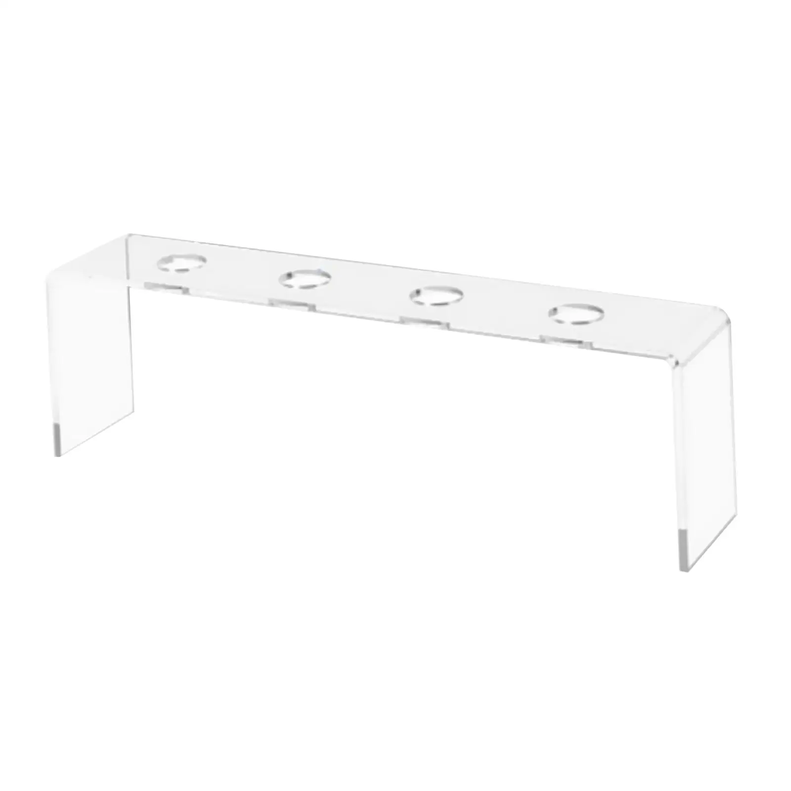 4 Slot Wine Stopper Holder Stand Acrylic Bottle Stopper Display Rack for Restaurant Hotel Countertop Riser