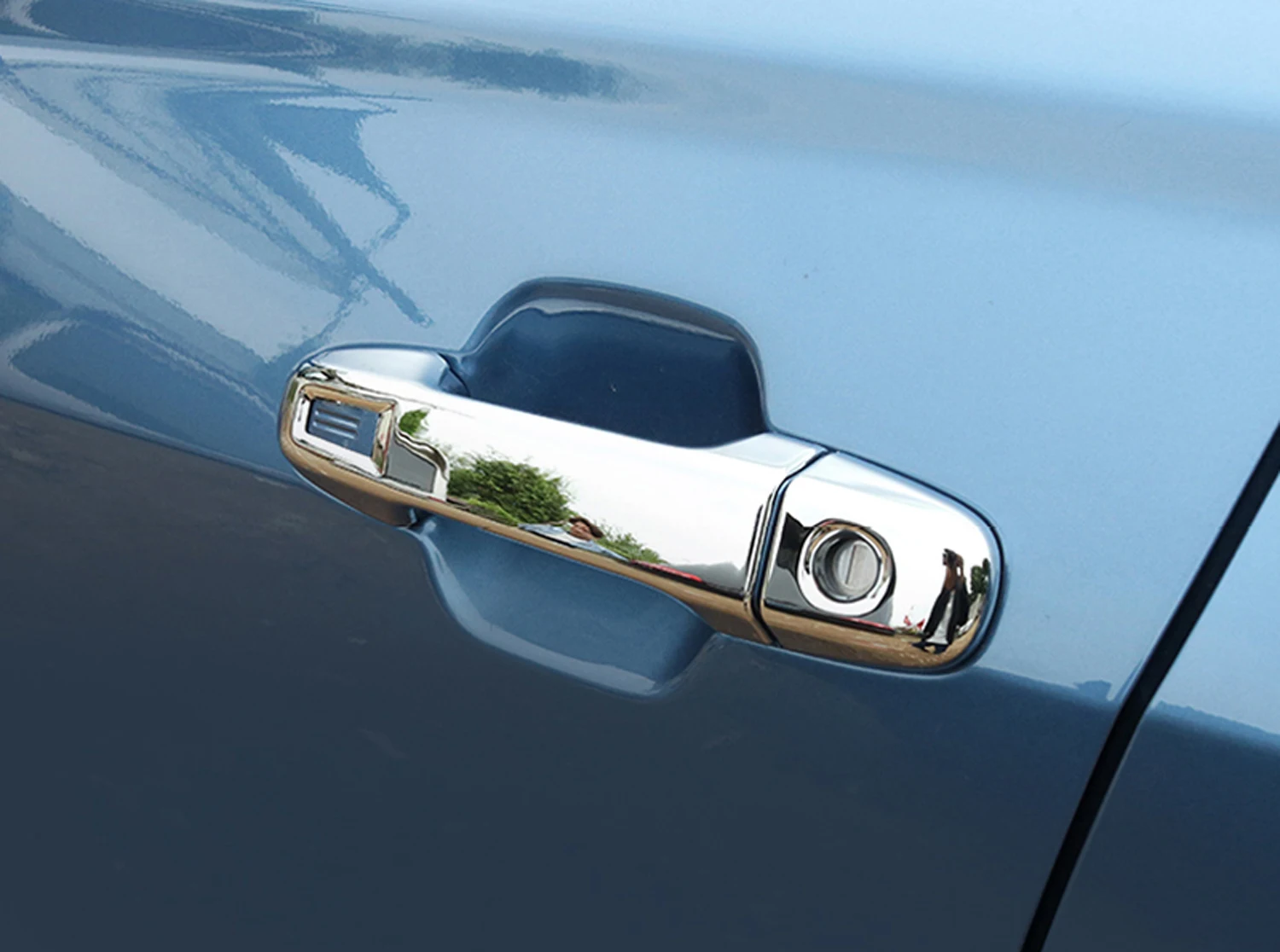 For Subaru LEVORG 2020-2024/ Crosstrek 2024 2025/WRX 2022-2024 Car Accessories ABS Door Handle Bowls Cover With Keyhole 8pcs