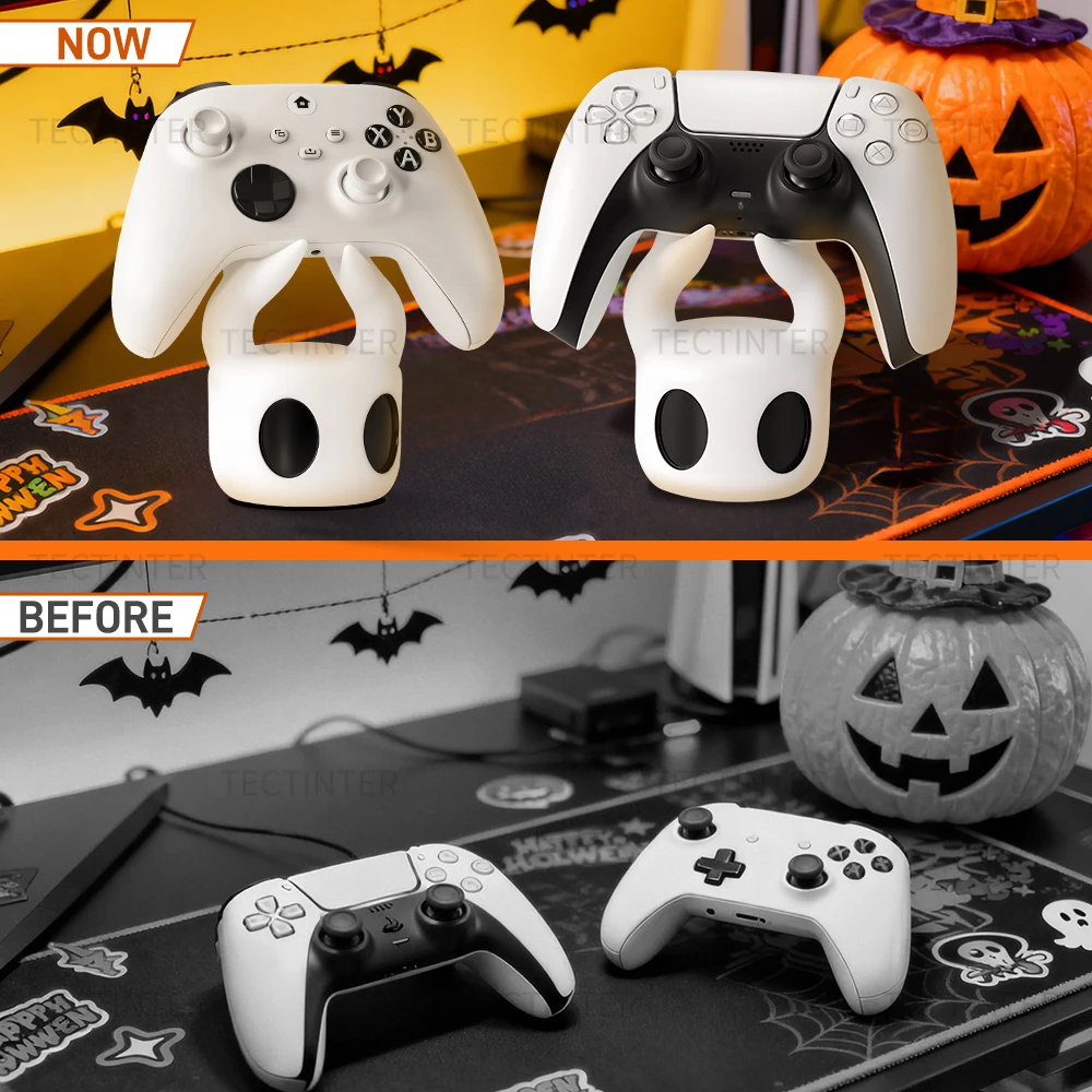 Universal Controller Stand Compatible With PS4/PS5/Switch1/2 Gamepad Hollow Knight Theme Desktop Display Gaming Accessories view 2