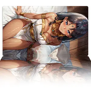 Ishizu Ishtar & gravekeeper yugioh 2024 play mat lewd