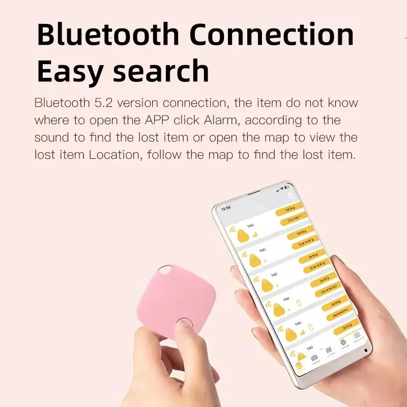 2026 NEUER intelligenter Bluetooth-Alarm-Tracker, funktioniert mit Find My APP Anti-Lost-Gerät für iPhone-Tag-Ersatz-Locator MFI-zertifiziert
