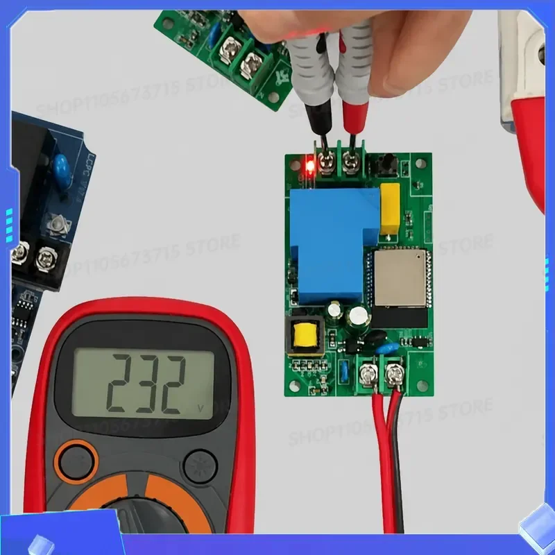 for FORESP32 WIFI Bluetooth Relay Module Single Channel AC220V 30A Power Supply Board Support UART Burning Development