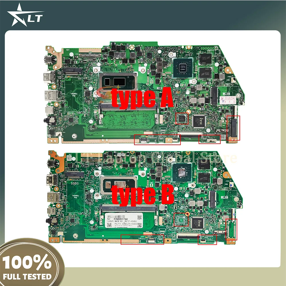 

Для ASUS X531FA X532F X531F S531F K531F V531F S532F K532F V532F Материнская плата X532FA VivoBook X532 X532FC X531FA X533FA X532LA