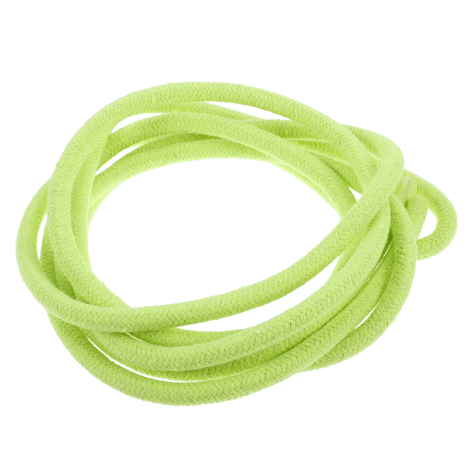 TOKIDNY Jump Rope for Gymnastics Sport with Counter Cotton Linen Green Skipping Fitness Exercise