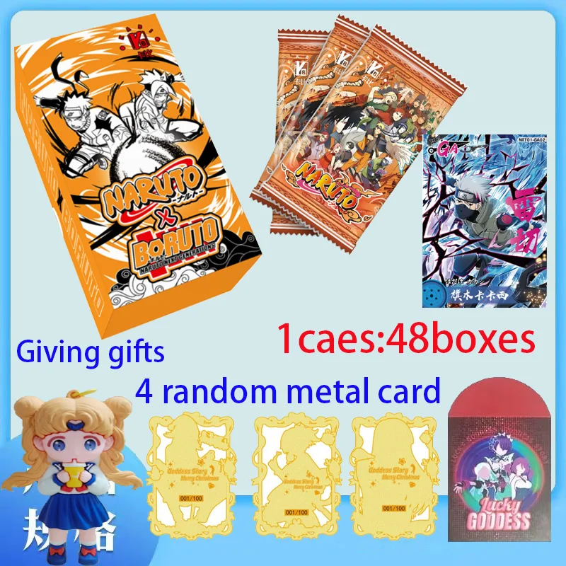 Bargain Price KABI Naruto Collection Card NARUTO & BORUTO CCG Hobby Anime Collection Card Doujin Booster Box Game Kids Toy Gifts