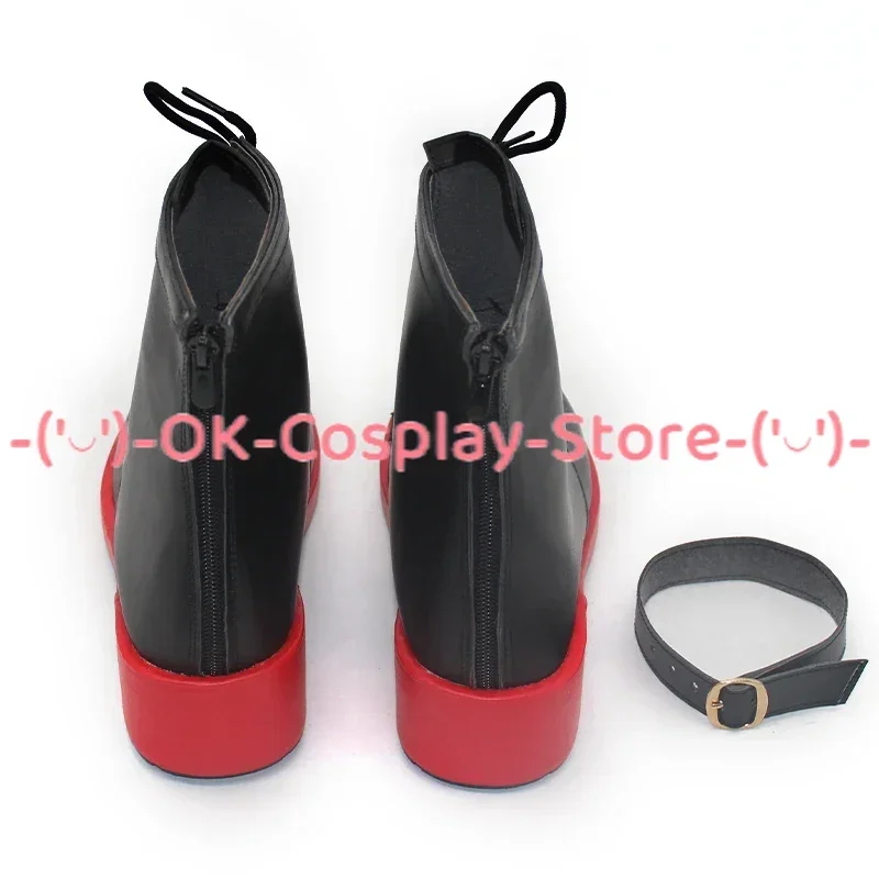 Tsunomaki watame cosplay sapatos vtuber cosplay prop sapatos de couro do plutônio botas de festa de halloween feito sob encomenda