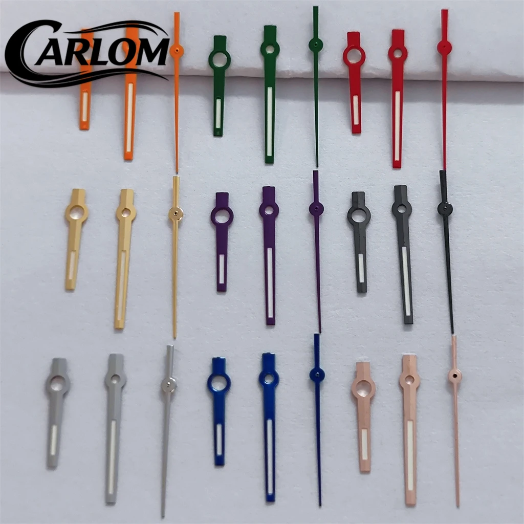 NH Watch Hands For NH35 NH36 NH38 NH39 NH70 Movement Green Luminous High Quality Watch Accessories Silver Gold Gun Blue Red