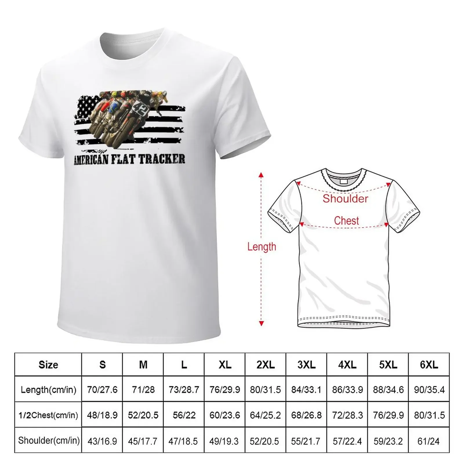 American Flat Tracker Clothing American Wear Tee Shirts Clothing Apparel T-Shirt vintage clothes Blouse workout shirts for men