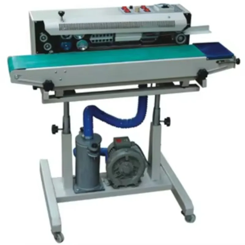 Inflatable Automatic Continuous Sealing Machine Puffed Food Cake Egg Yolk Crisp Inflatable Sealing Machine