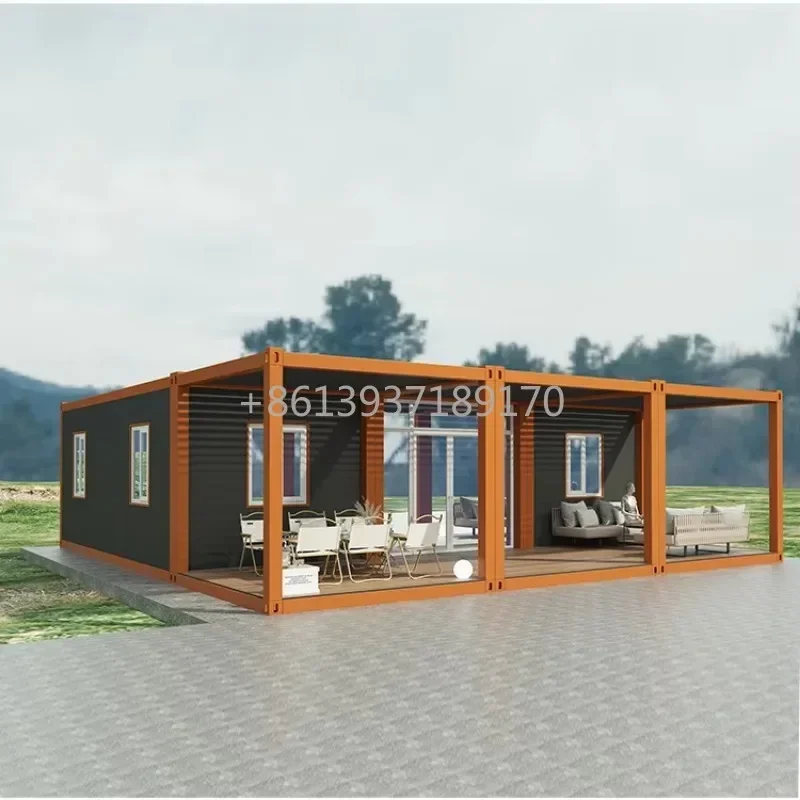 House with Bathroom and Kitchen Waterproof Prefab House Customized Detachable Modular Fireproof Prefab Home