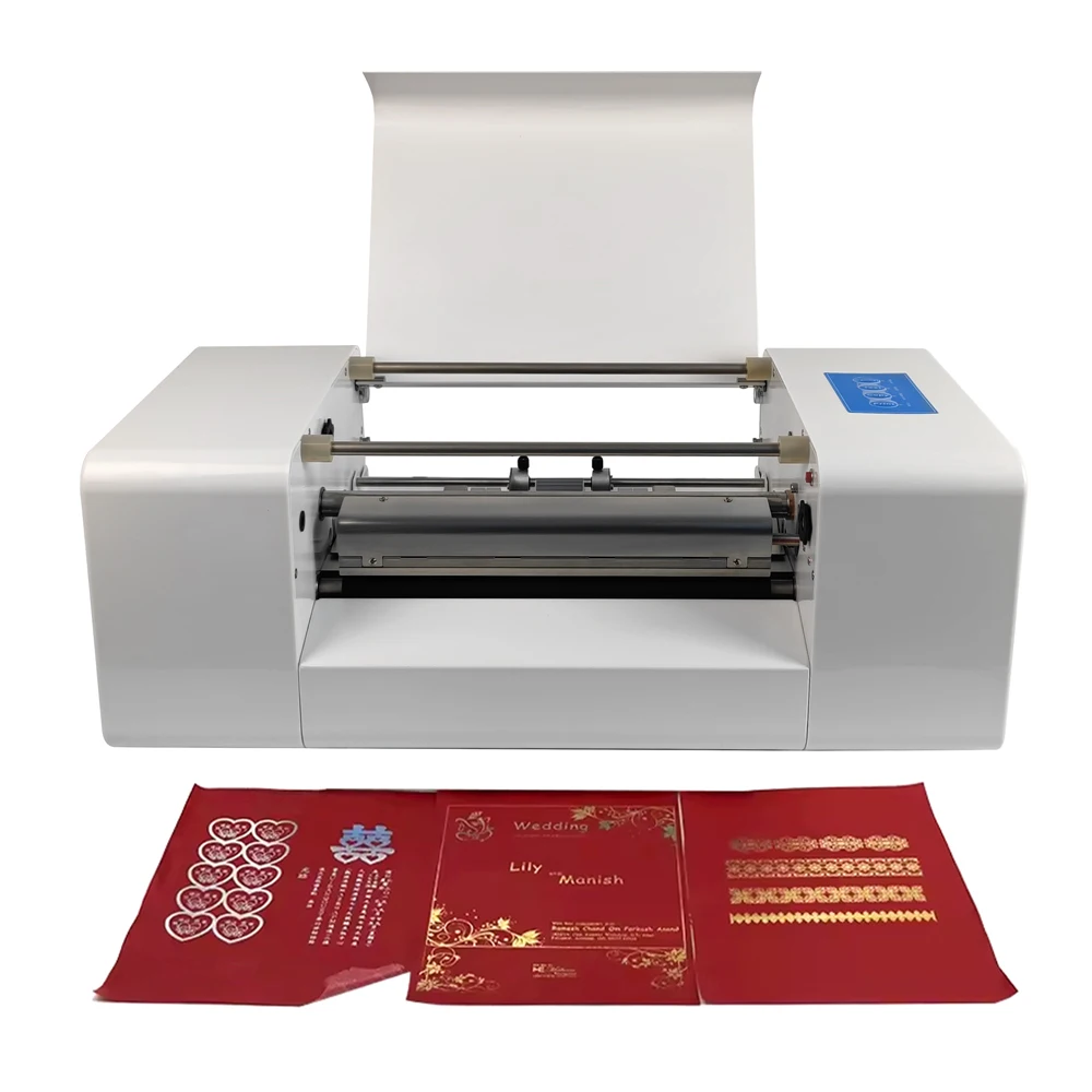 

A3 Small Electric Ribbon Foil Stamping Machine Hot Sale Letter Pattern Printing Heat Press for Home Use