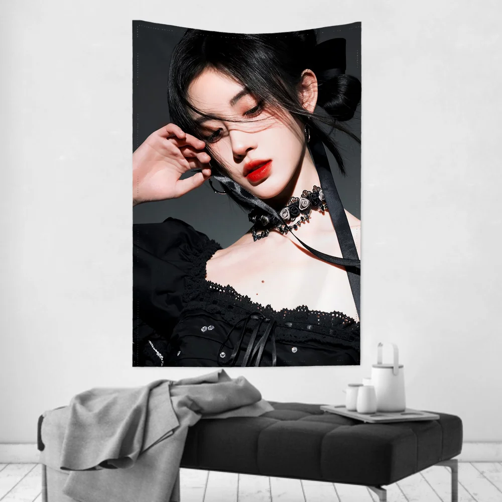 

Ju Jingyi певица актер гобелен декор комнаты настенная ткань вечерние подвесной фон декор комнаты детская комната