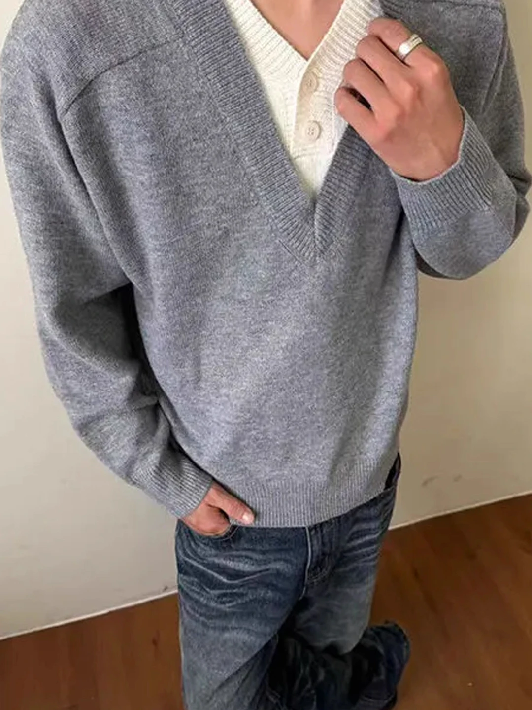 

ay V-Ne свитер для мужчин и женщин, весна-осень, повседневная элитная внутренняя одежда, вязаный топ, модный теплый топ с высоким воротником