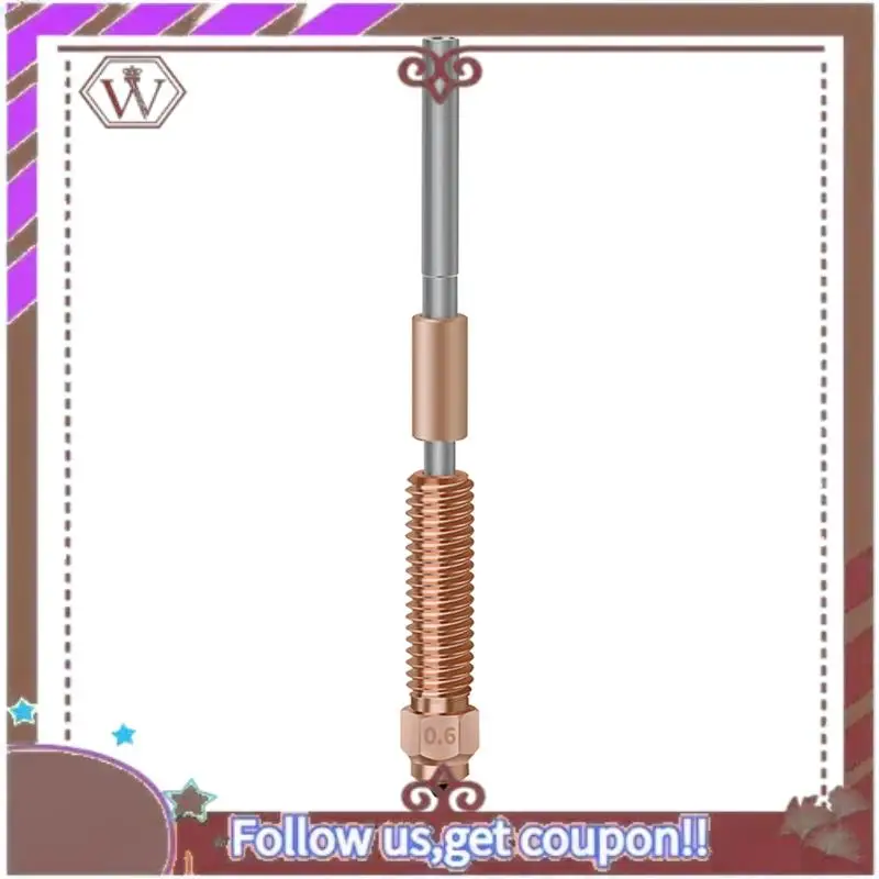 ABBG-طباعة عالية التدفق ترقية فوهة ملحقات الطابعة ثلاثية الأبعاد الأصفر للطابعة K1 Max K1C Ender-3 V3 ثلاثية الأبعاد Hotend 0.4 مم 0.6 مم 0.