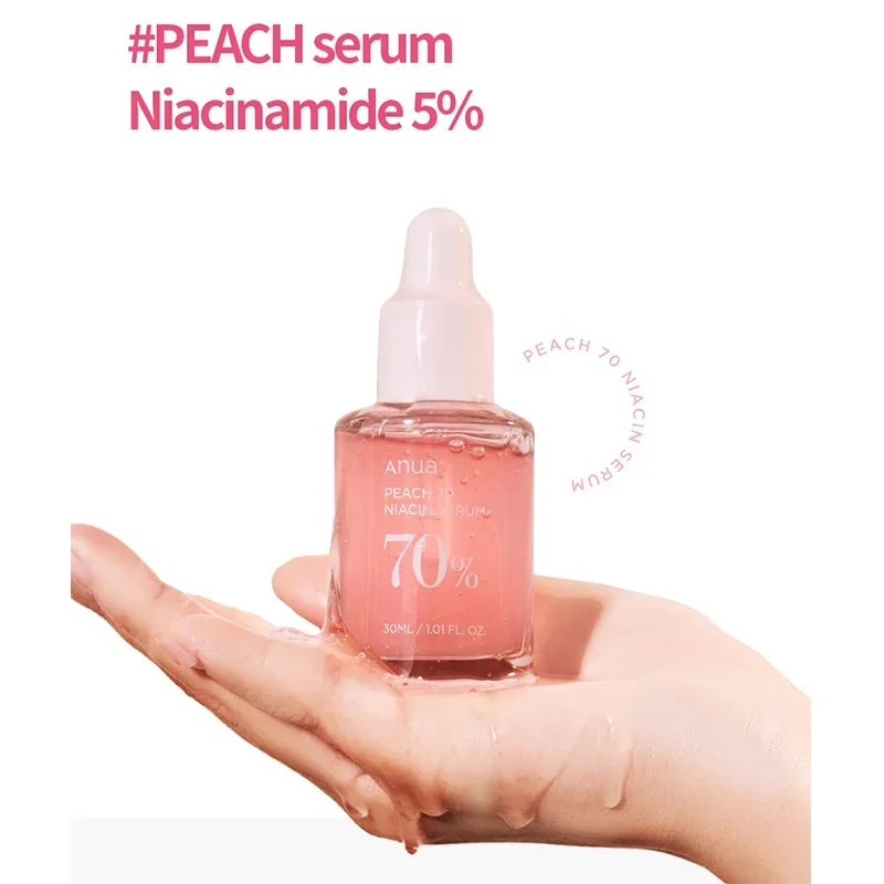 Peach 70% Nicotinamide Serum Whitening Brightening The Skin Essence Moisturizing Spot Lightening Improve Sensitive Care Products