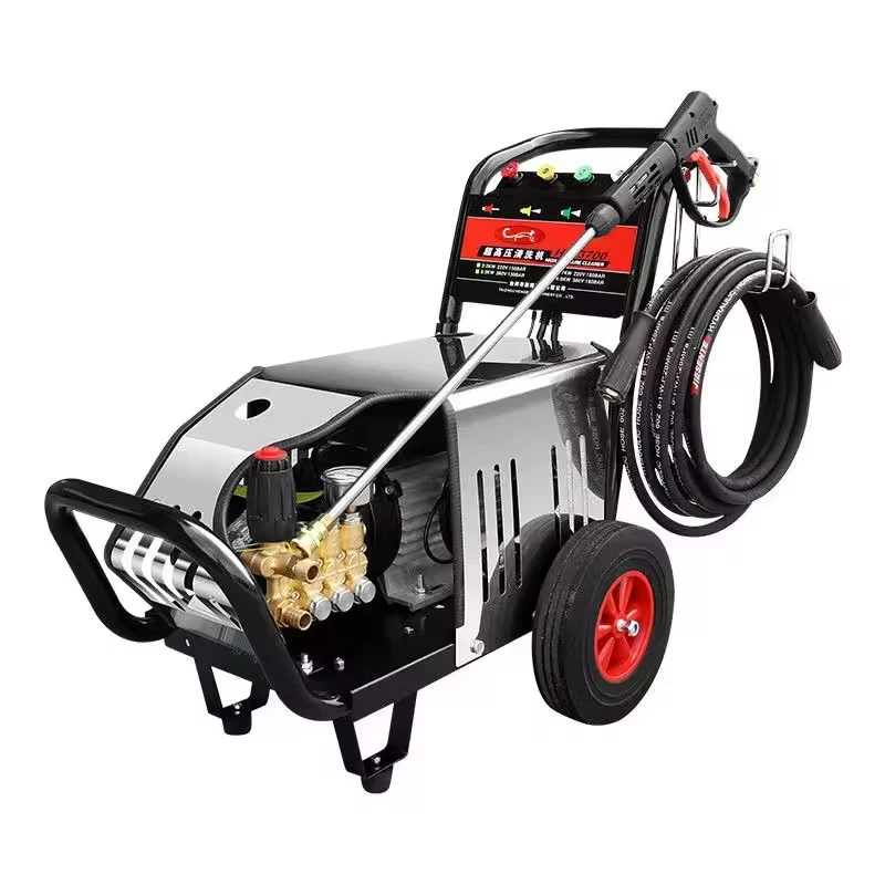 

2025Commercial Industrial Portable 200Bar High Pressure WAsher/ 220V 380V Electric Powered Car Wash Machine