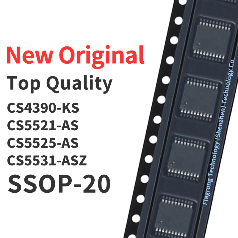 

1 Piece CS4390-KS CS5521-AS CS5525-AS CS5531-ASZ SSOP-20 Chip IC New Original