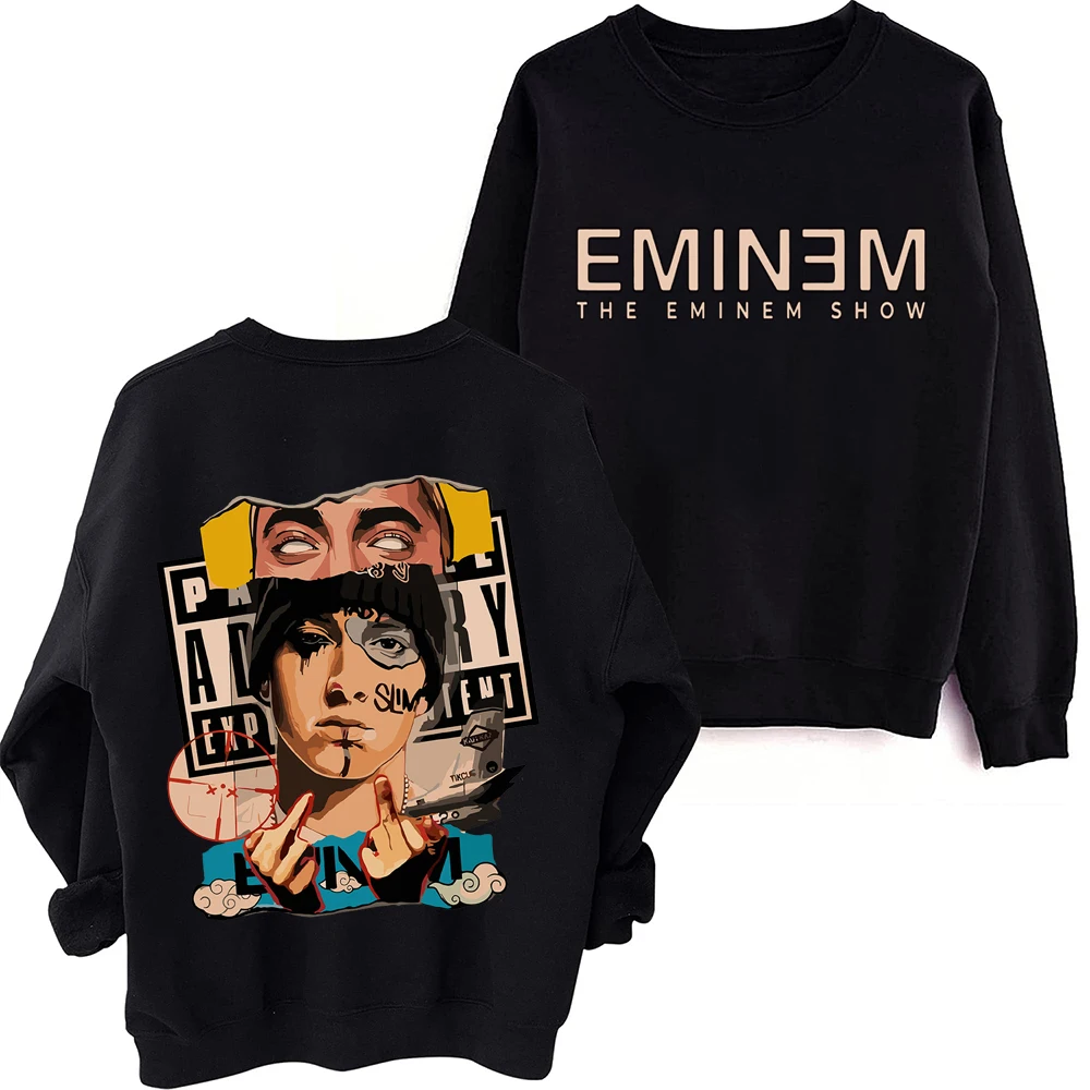 

Eminem Houdini 2024 Sweatshirt Harajuku Long Sleeve Oversized Popular Music Hoodie Fans Gift