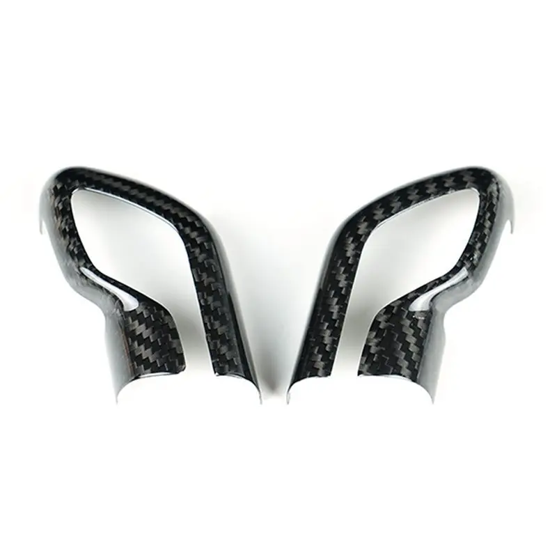 

AU24-для Hyundai Elantra N/Veloster N/Kona N/I20 N/I30 N/Tucson N Line сухое углеродное волокно автомобильная ручка переключения передач накладка