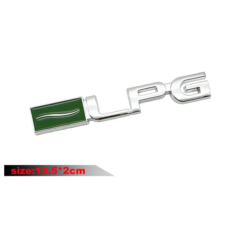 Stereo Metal Style LPG ECO Logo Badge Car Body Sticker Tailgate Decor Decoration Parts Fit Chevrolet Sedan SUV