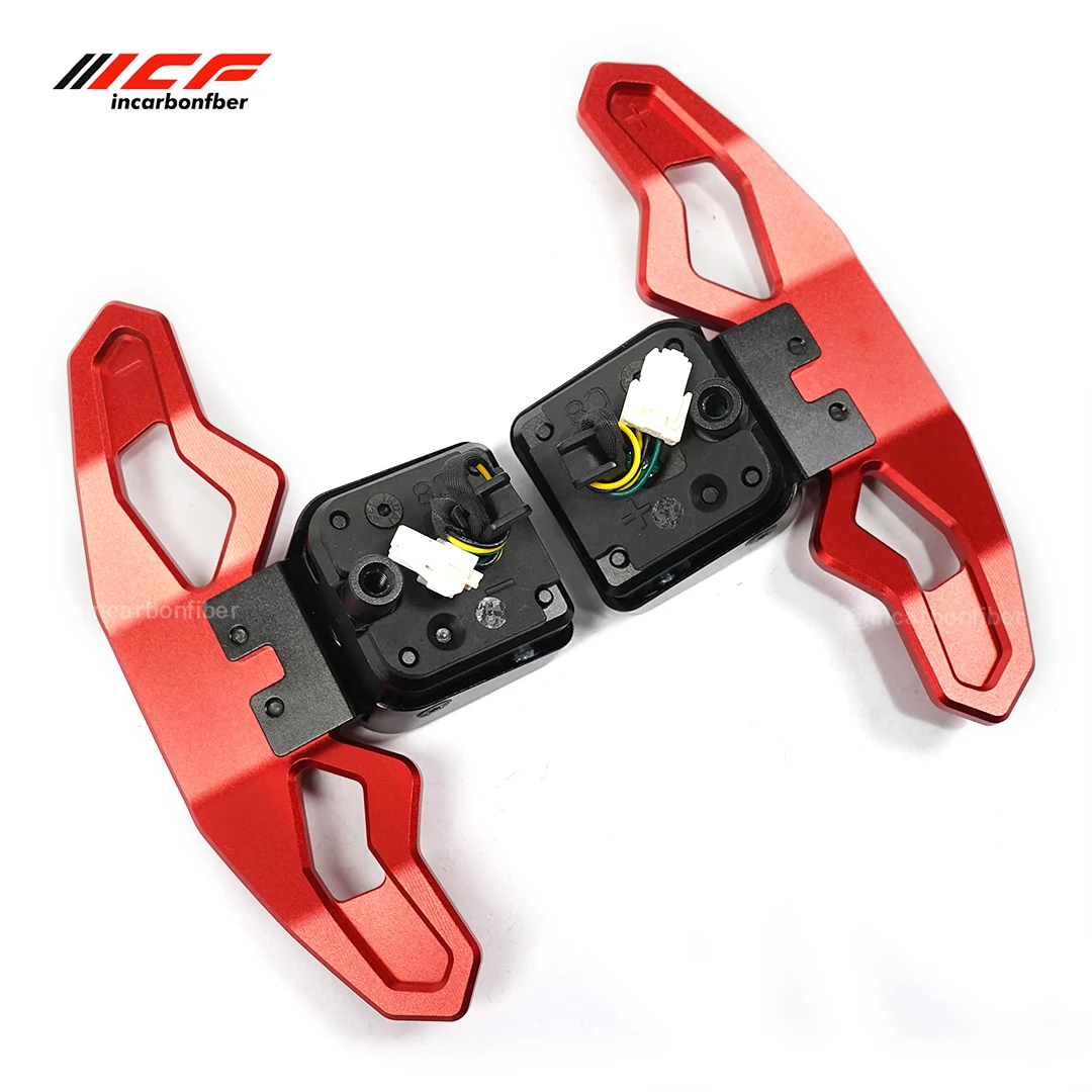 ICF Carbon Fiber Magnetic Steering Wheel Paddle Shifters For A6 A7 S6 S7 RS6 RS7 New Multi Color Shift Paddles
