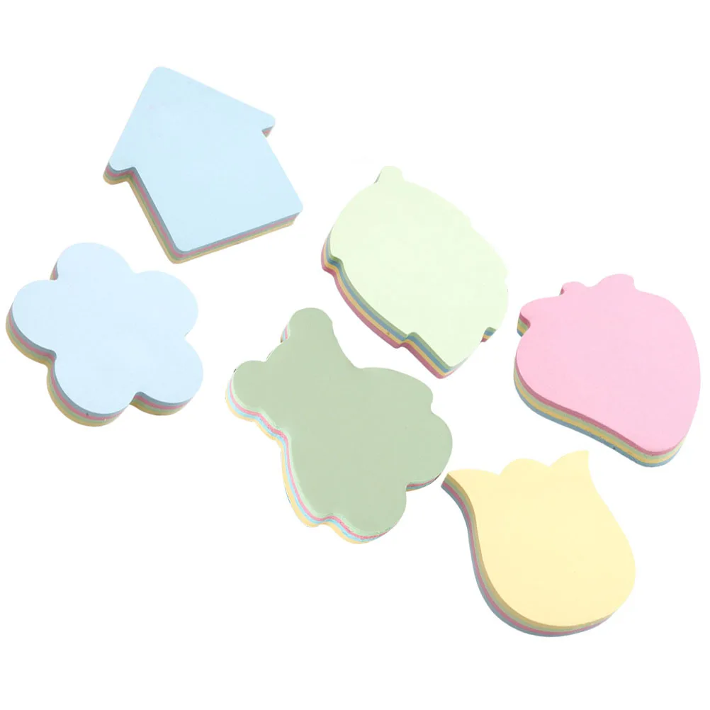 6 كتب ملصقات مذكرة قابلة للتمزيق ذاتية اللصق ملاحظة منصات لمكتب المدرسة المنزل استخدام المحمولة تصميم مدمج نمط الحيوان #4