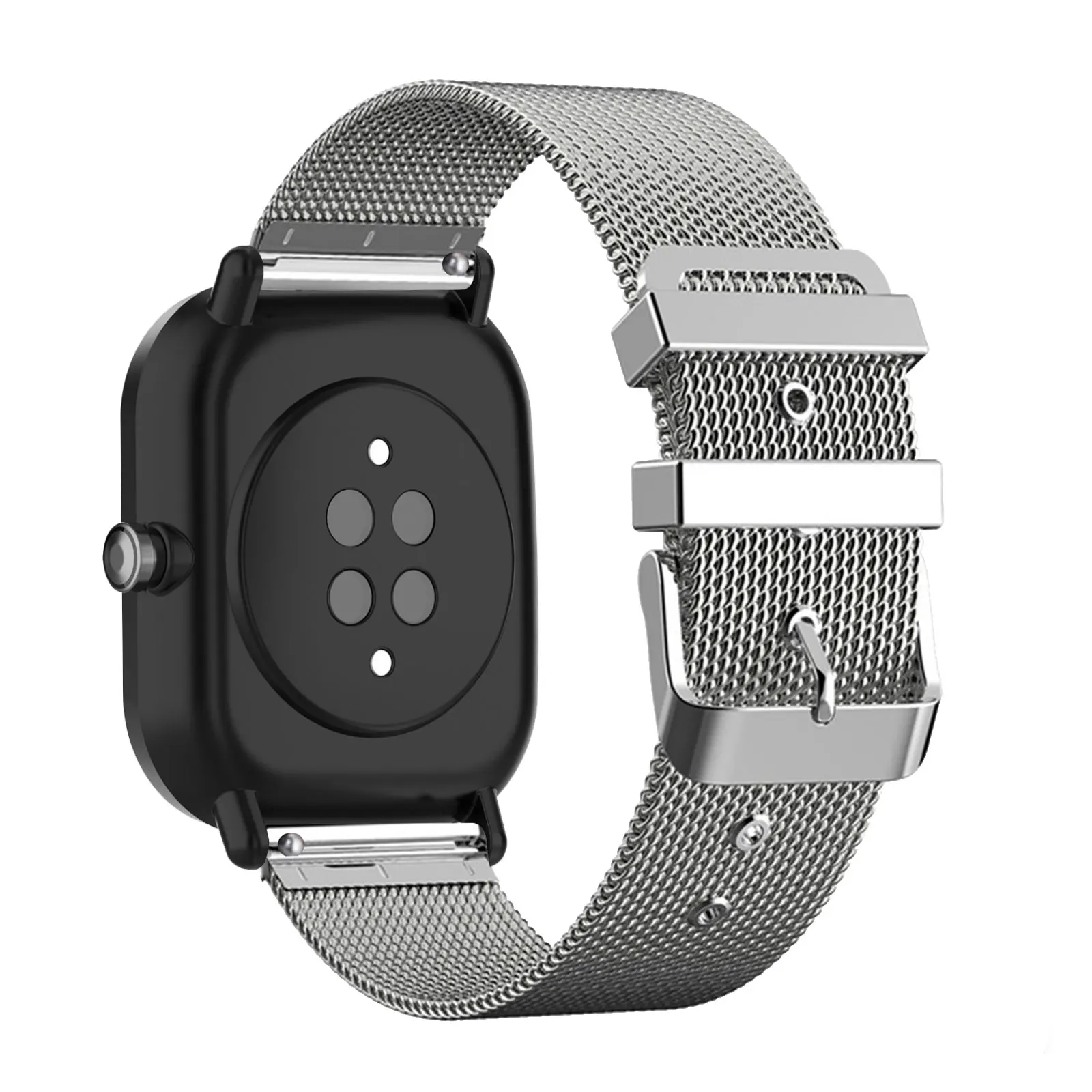 

Classic Bands for Amazfit Bip 3 Pro/Bip 3/Bip U Pro/Bip U/Bip S/Bip S Lite/Bip Band, Metal Mesh Adjustable Strap