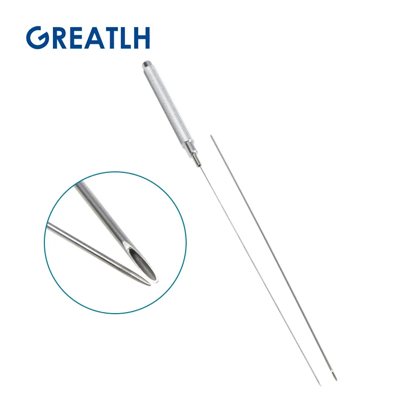 Stainless Steel Puncture Guide Needle Facial Tissue Puncture Needle Surgical Instrument