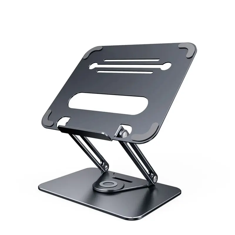 BONERUY Laptop Stand 360° Rotatable Notebook Holder Liftable Aluminum Alloy Stand Compatible With 14-17.3 Inch Laptop