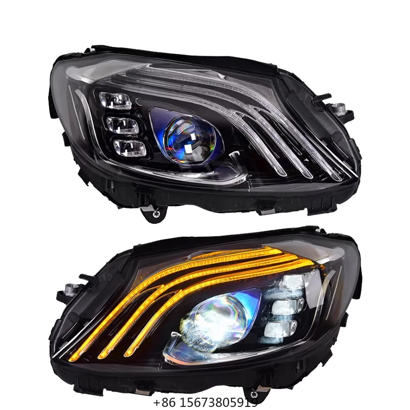 

Hot Sell Head Lights System for C Class W205 Head Light 2015-2021 Headlamp Upgrade LED Headlight