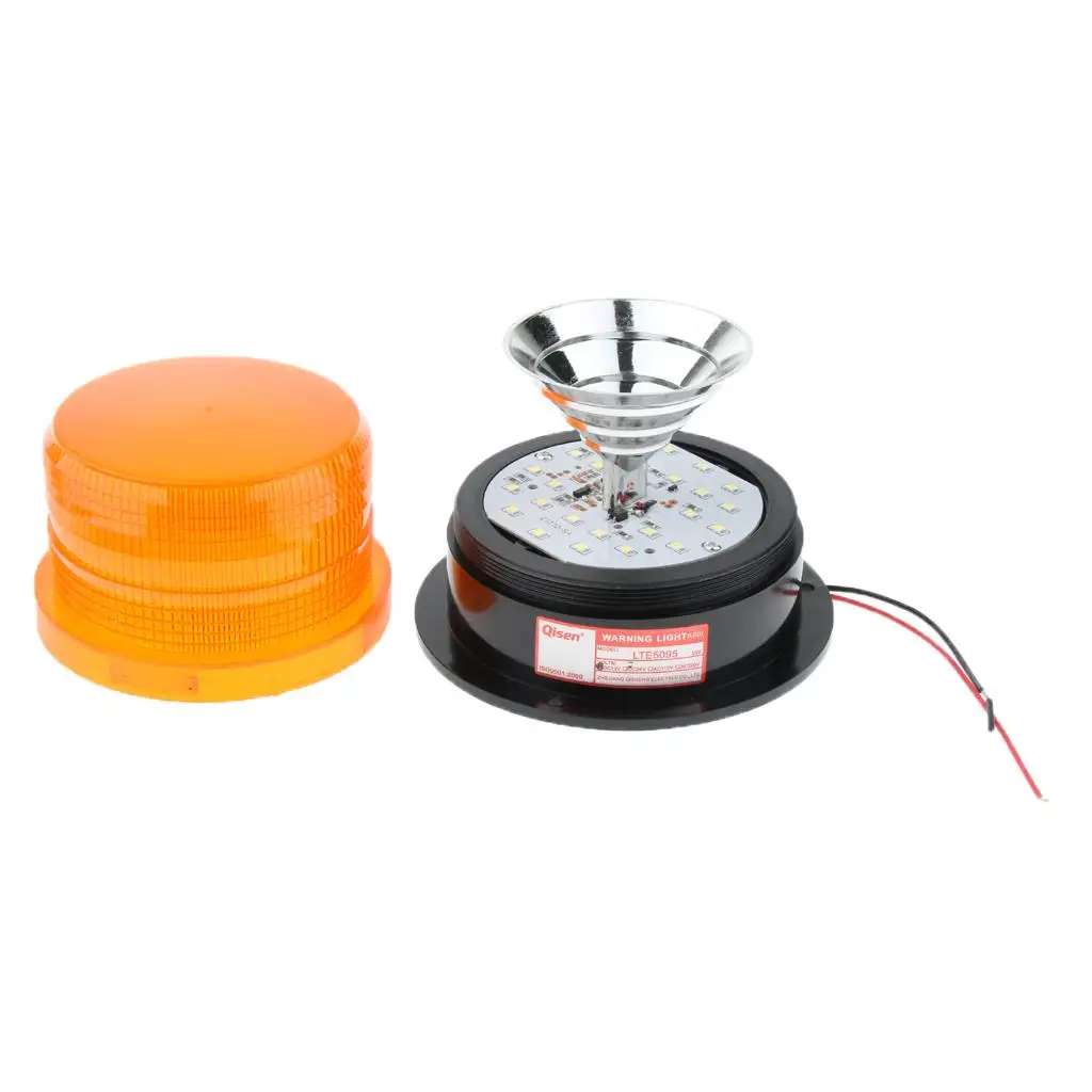 Stroboscopic Warning Light Plastic LED Flash Signal Beacon for Construction Site Traffic Safety Alert