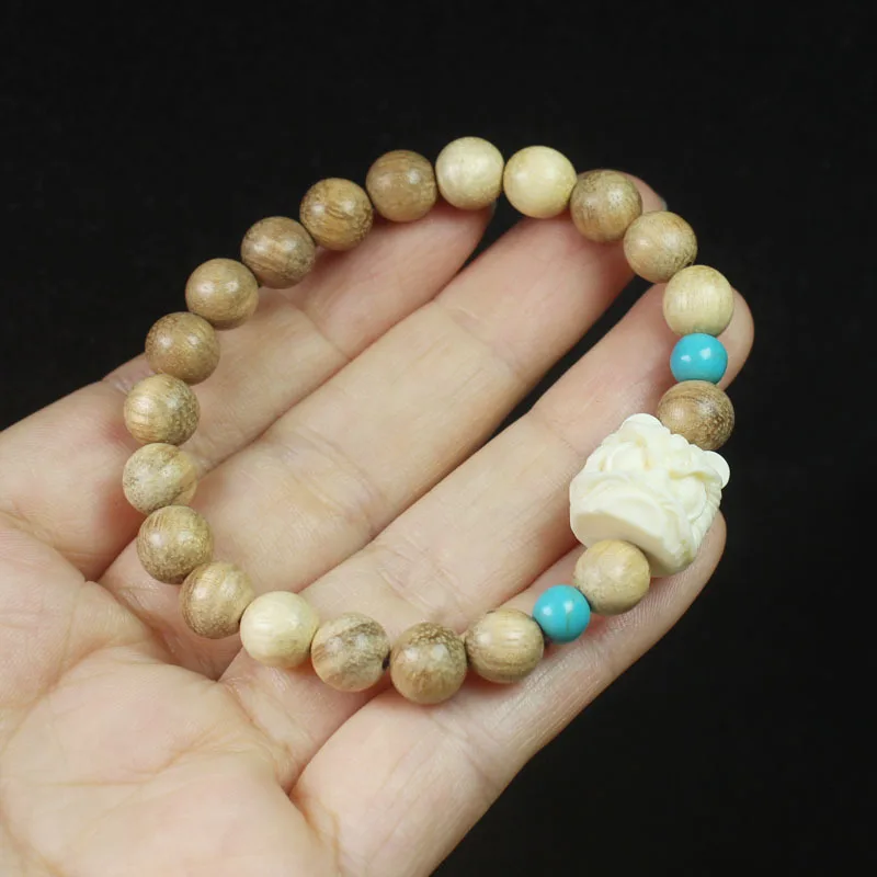 Wood 8mm Bracelet Xingshi Style Buddha Beads Rosary Crafts Ornament