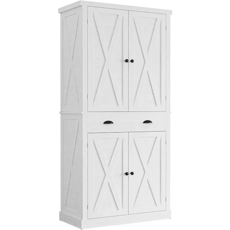 Kitchen Pantry Storage Cabinet 72