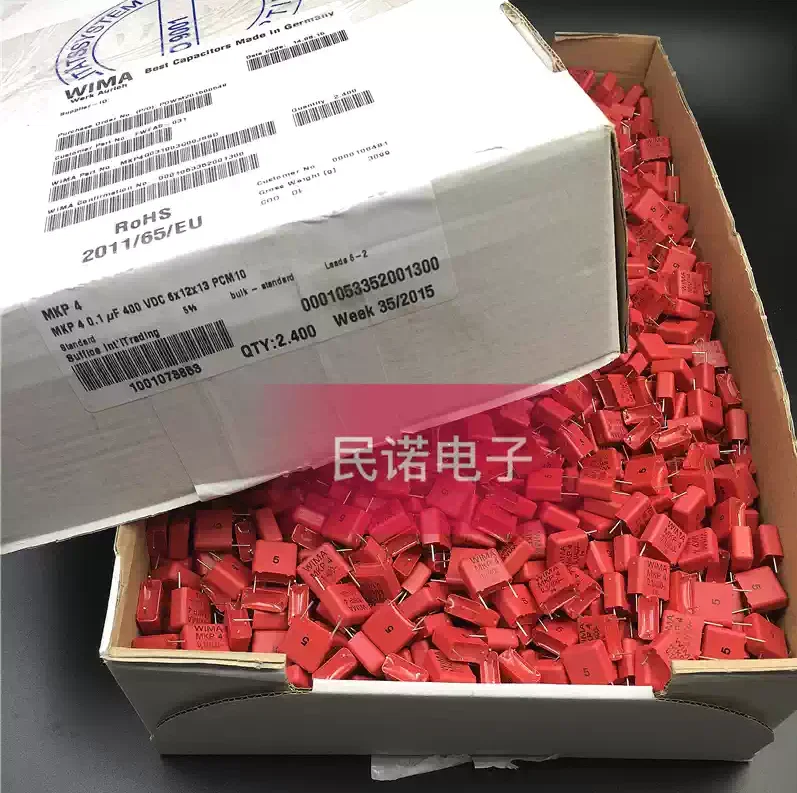 Lote de 10/50 Condensadores WIMA de 10MM MKP4 MKP10 2200PF 820PF 33NF 2200PF 10NF 100NF 47NF 68NF 630V 1000V 250V 400V, Envío Gratis