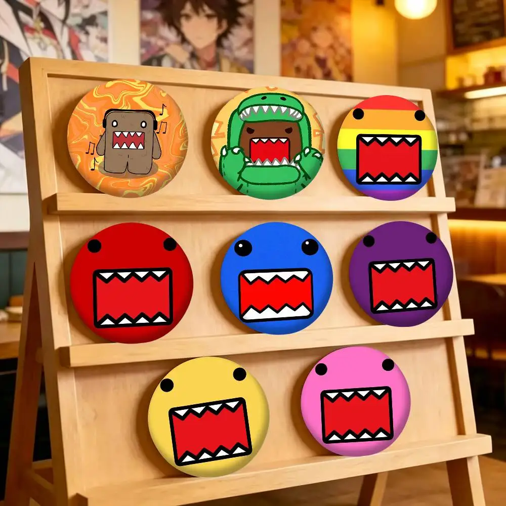 Cartoon D-DOMO KUN 25 32 44 58 75mm Badges Personalized Round Brooches Pins Accessory Gift