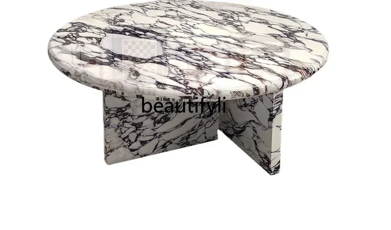 Marble Coffee Table Living Room Home Side Table Table Small Apartment Designer Cream Style Light Luxury living room furniture