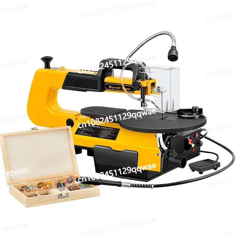 

NEW 16 Inch LED Electric Jig Saw Bench Saw Woodworking Wire Saw Engraving Machine Speed Adjustable Cutting Machine Table Saw