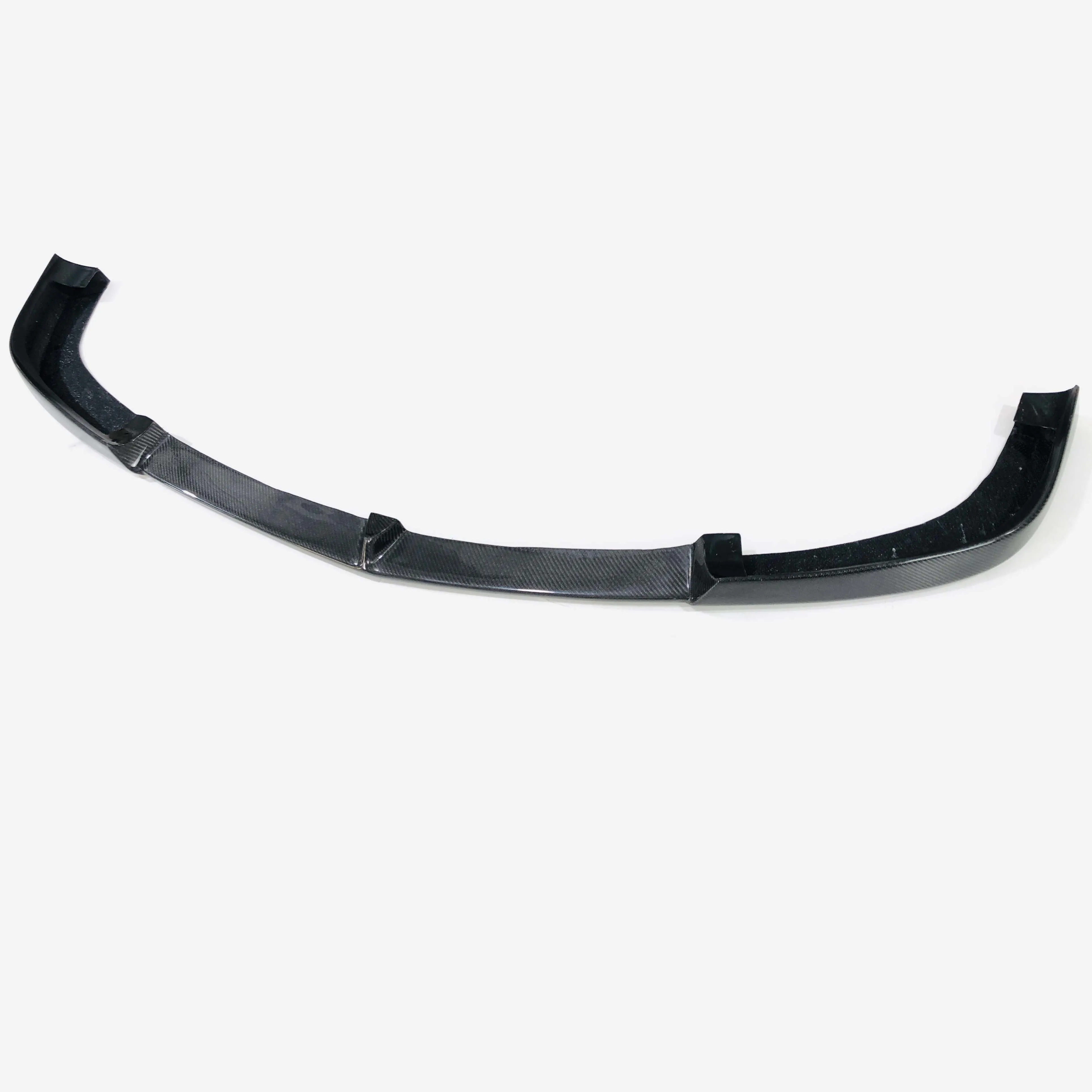 V Style Carbon Fiber Front Bumper Lip Screw-On for 2010-2013 for E-CLASS W212 AMG E63
