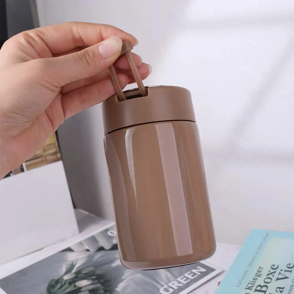 

Stainless Steel Mini Thermos Cup Drinking Kettle Insulated Portable Vacuum Flask Container Keeps Cold and Heat