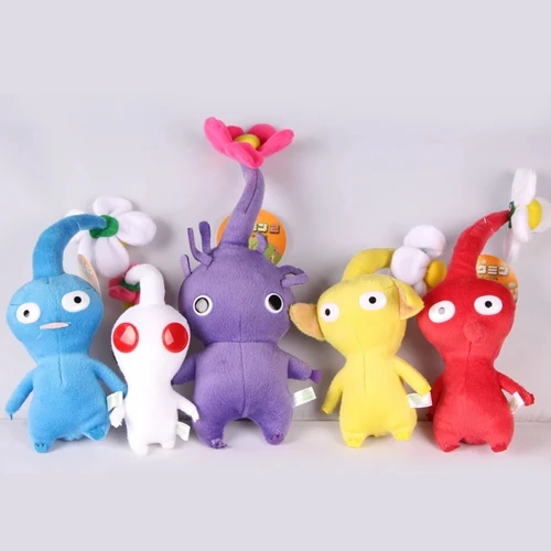 Pikmin 봉제 인형, 꽃 봉오리 잎 봉제 인형, 만화 봉제 인형, 어린이 선물, 15cm 