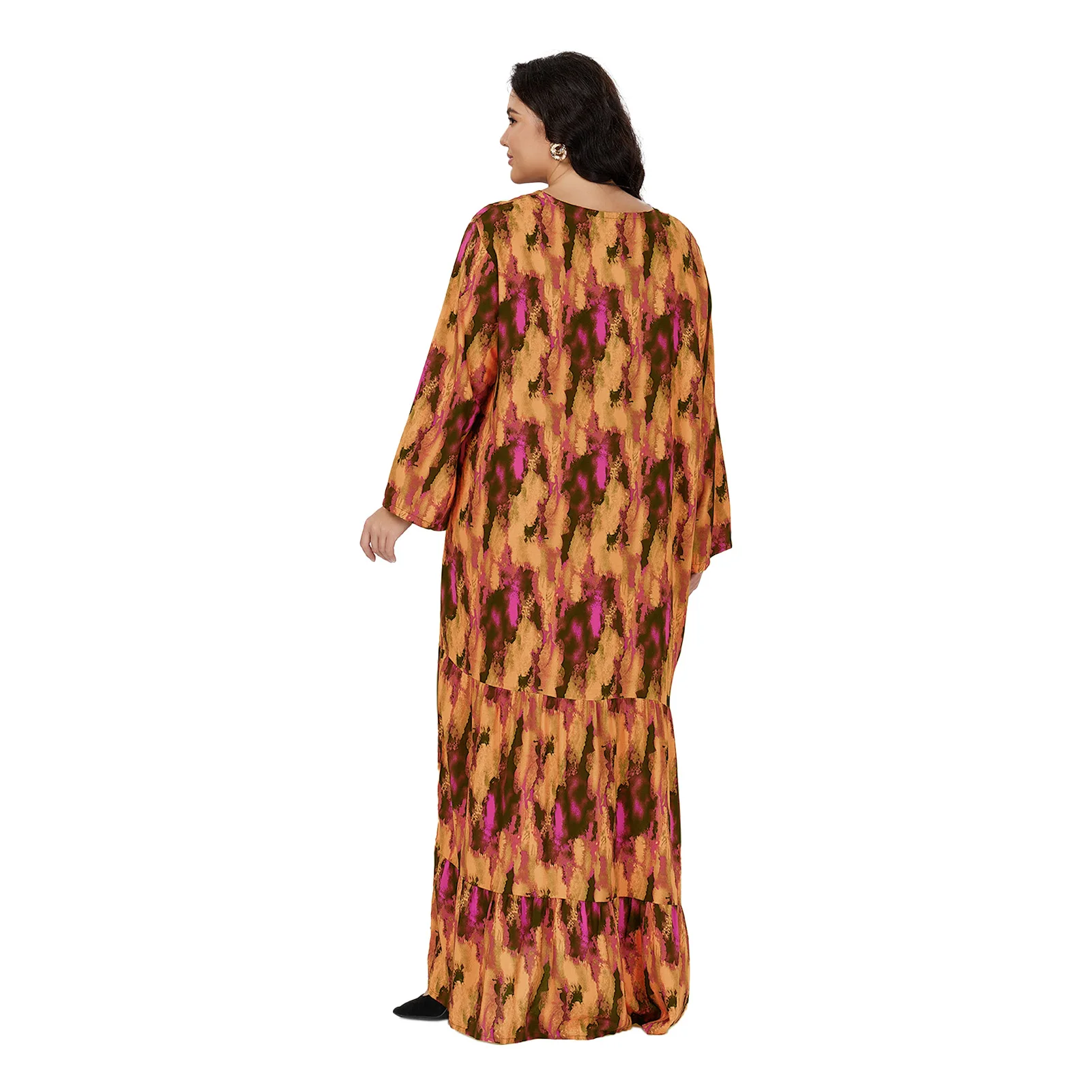 abaya Traditional Dress Plus size Moroccan cotton kaftan beach home dashiki Short Sleeve Cover up African Dresses For Women