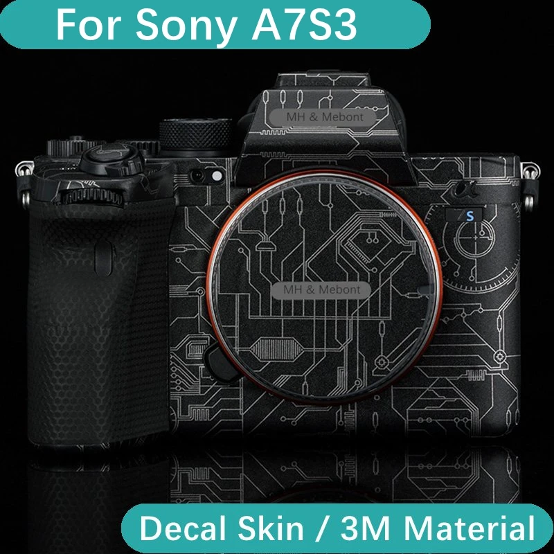 A7SIII A7SM3 A7S3 Decal Skin Vinyl Wrap Film Camera Body Protective Sticker For Sony ILCE-7SM3 ILCE7SM3 A7S MARK3 Mark III M3 3