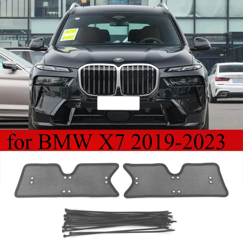 Front Grille Mesh Radiator Guard Bug Screen for BMW X7 2019-2023 – Metal Insect Protection Net, Air Intake Debris Shield Cover