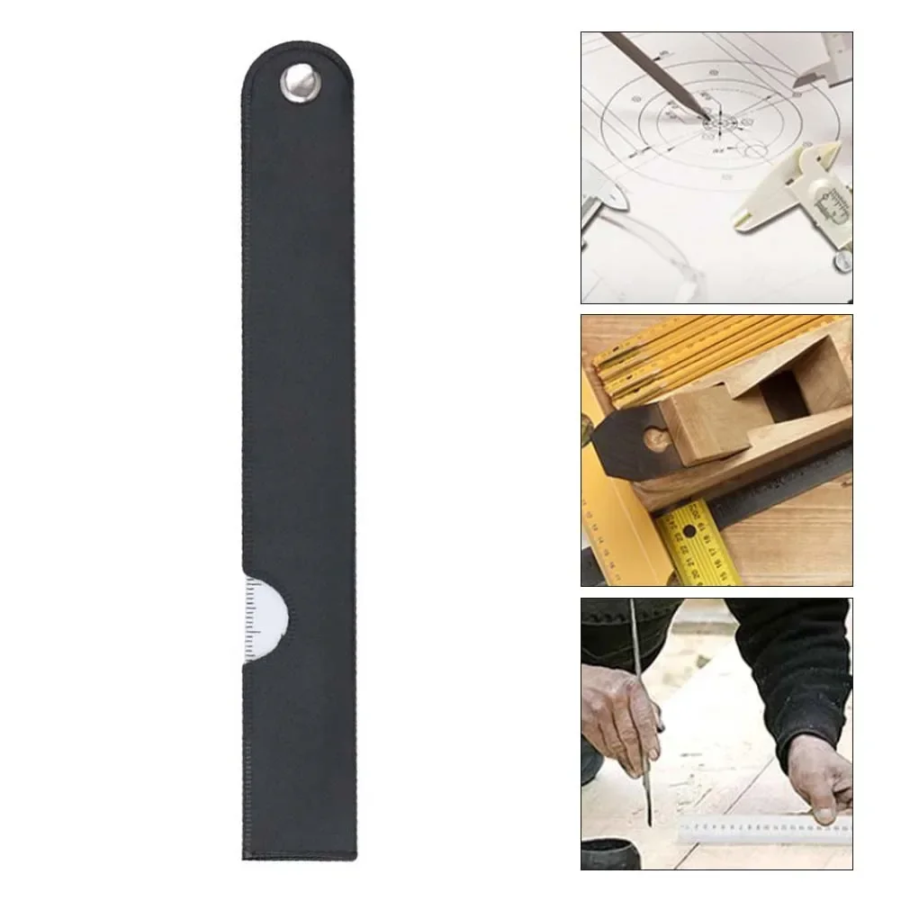 Foldable Ruler Fan Shape Scale Ruler 7.7 X 1.1 folded Multi Scale Ruler Clear Calibration Compact And Portable