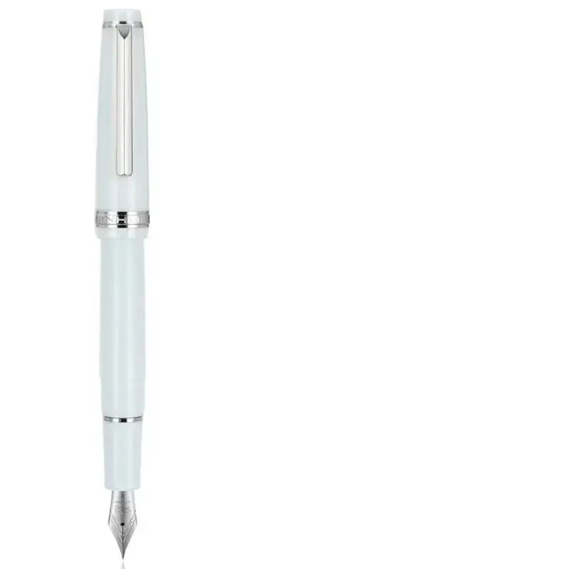 New Jinhao 82 Series Fountain Pen Acrylic F 0.5mm Nib School Office Supplies Business Writing Ink Pens Silver Clip Blue Yellow