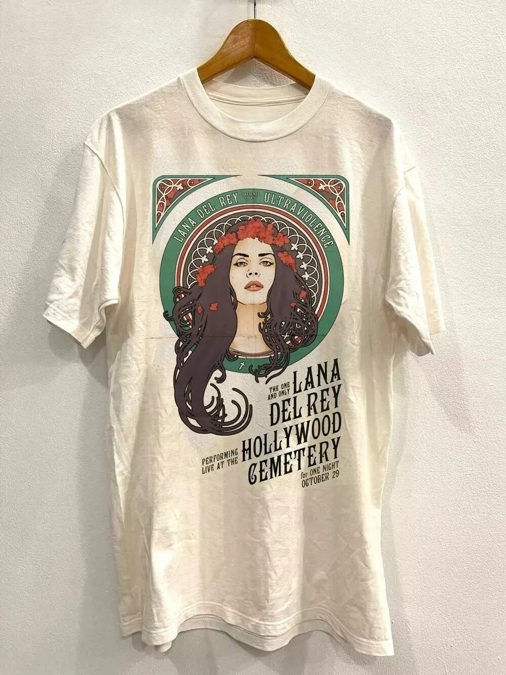 

Lana Del Rey Graphic White Short Sleeve Cotton T-Shirt Unisex Printed T-Shirt Summer Hip Hop High Street Casual Women's Harajuku